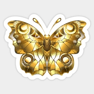 Jewelry Peacock Butterfly Sticker